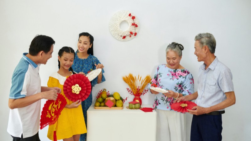 Thông điệp chúc mừng năm mới 2026 tới Ông Bà, Cha Mẹ