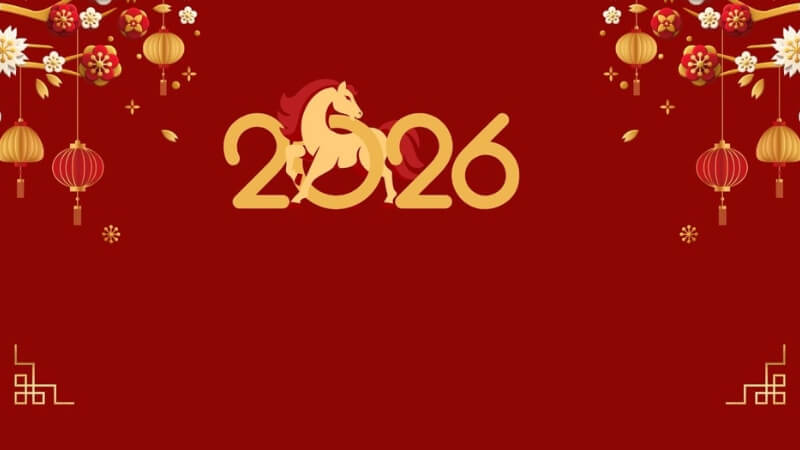 Background năm mới 2026 phong cách hiện đại 13