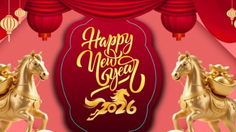 Background năm mới 2026 phong cách hiện đại 15