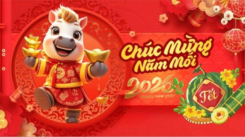 Background Chúc mừng năm mới 2026 cute cho điện thoại 8