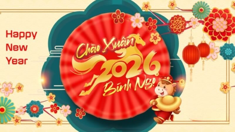 Background năm mới 2026 phong cách hiện đại 19