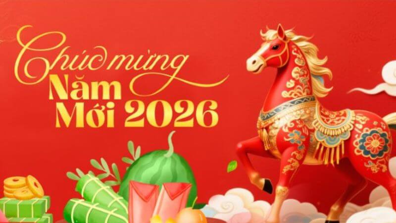 Background năm mới 2026 phong cách hiện đại 34