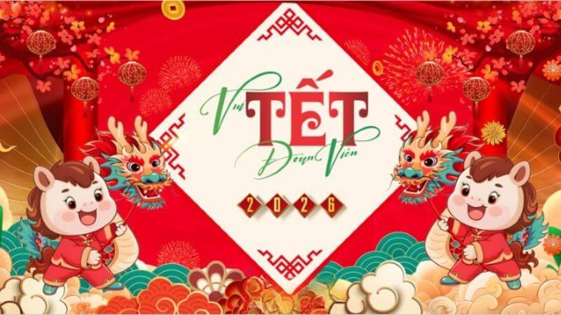 Background Chúc mừng năm mới 2026 cute cho điện thoại 14