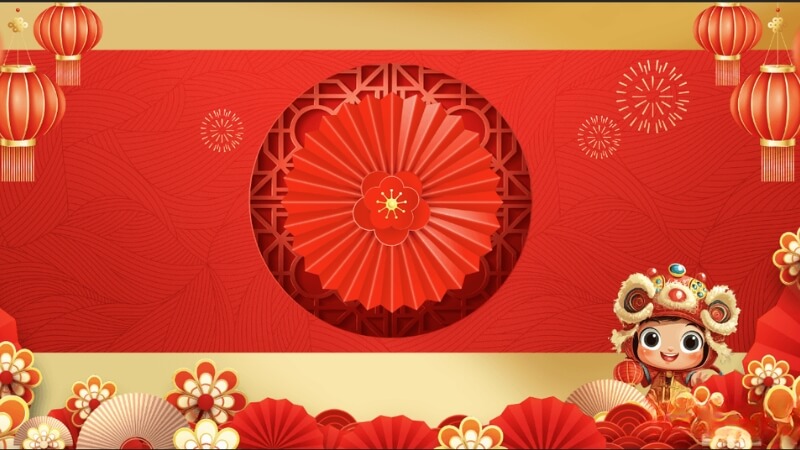 Background năm mới 2026 phong cách hiện đại 14