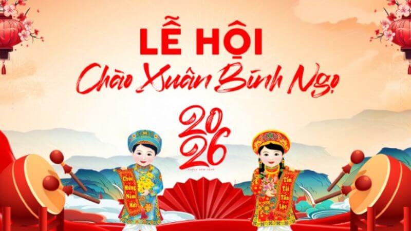 Background Chúc mừng năm mới 2026 cute cho điện thoại 10