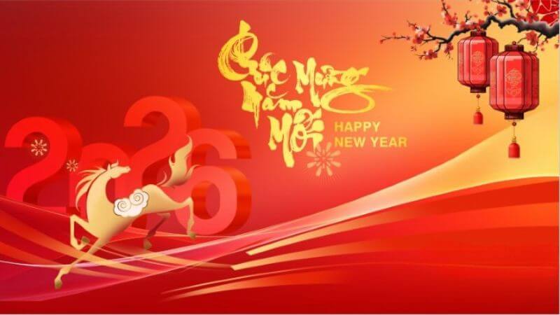 Background năm mới 2026 phong cách hiện đại 22