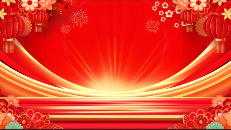 Background Tết 2026 phong cách truyền thống 8