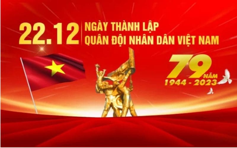 Thiết kế hoành tráng kỷ niệm 79 năm với tượng đài chiến thắng và cờ Tổ quốc phất phới