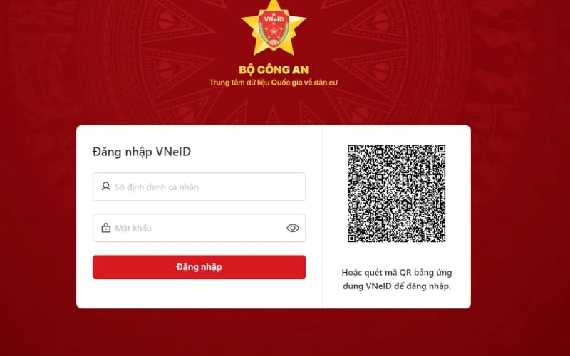 Hành khách mở ứng dụng VNeID và đăng nhập tài khoản. Hành khách mở ứng dụng VNeID và đăng nhập tài khoản.