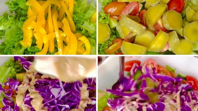 Trộn salad