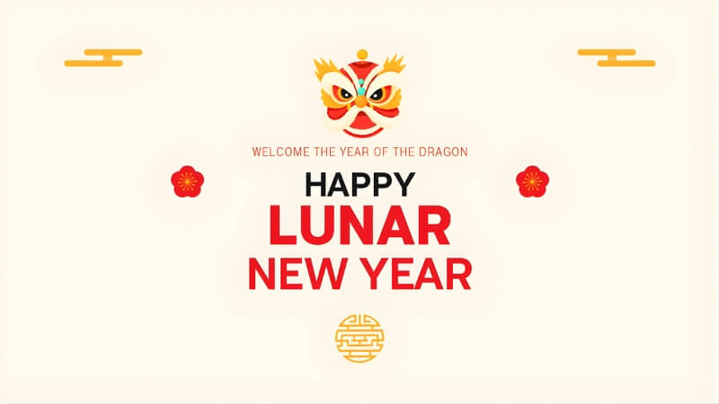 Bộ nhân vật chibi diện trang phục Tết trẻ trung.