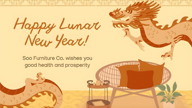 Biểu tượng Tết được vẽ theo phong cách hài hước và sáng tạo.