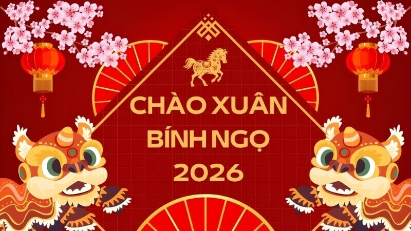 Kính gửi lời chúc năm mới 2026 thuận lợi và hạnh phúc.