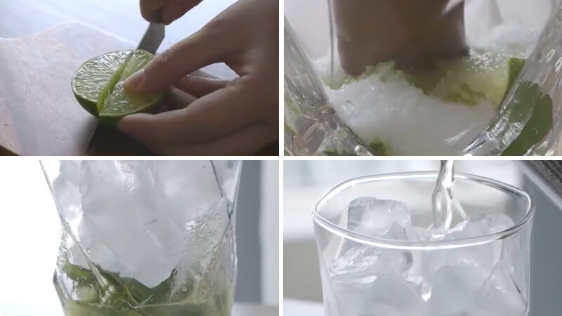 Cách pha Mojito Mocktail