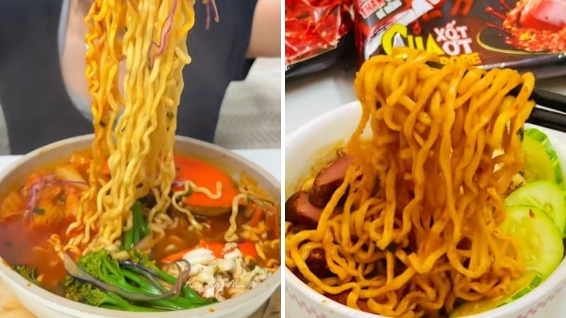 Hướng dẫn cách nấu Omachi Thần Ớt ngon chuẩn vị