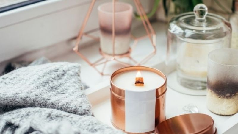 Nến thơm tự chế để khử mùi