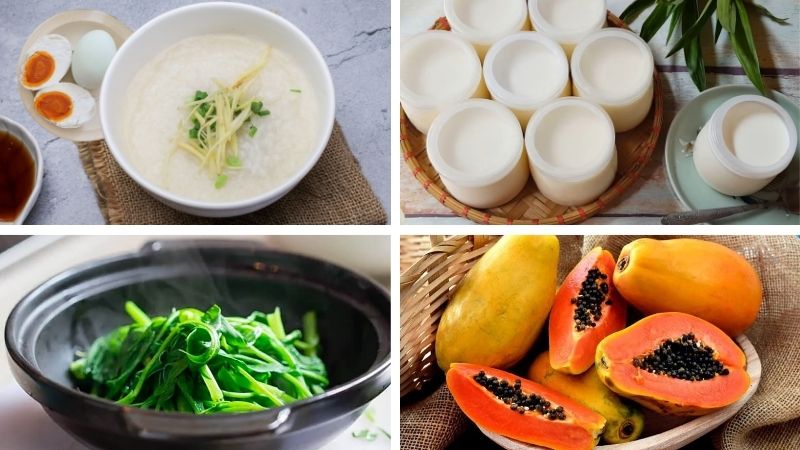 Các món ăn giúp giảm đầy bụng