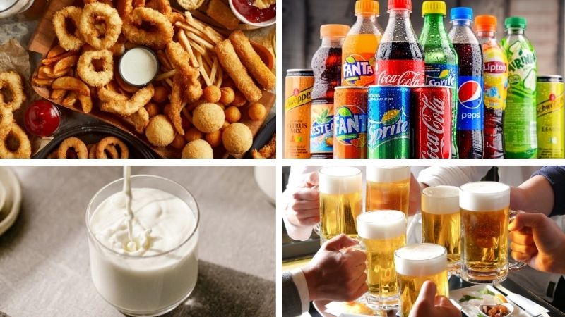 Thực phẩm gây khó tiêu