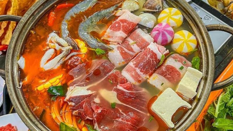 lẩu bò Mỹ cà chua lẩu bò Mỹ cà chua