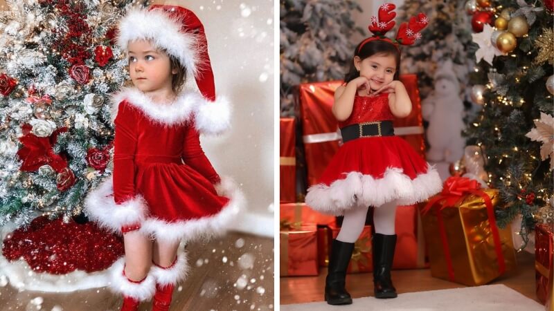 Trang phục Giáng sinh cho bé – đáng yêu từ đầu đến chân Trang phục Giáng sinh cho bé – đáng yêu từ đầu đến chân
