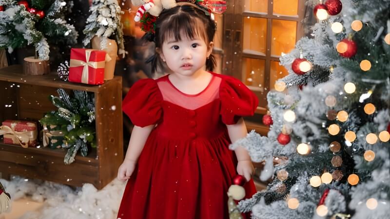 Chút hồng, chút đỏ, và cả thế giới Noel trong bộ đồ nhỏ xinh này Chút hồng, chút đỏ, và cả thế giới Noel trong bộ đồ nhỏ xinh này
