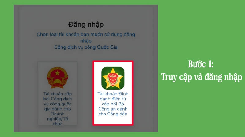 Bước 1: Truy cập và đăng nhập Bước 1: Truy cập và đăng nhập