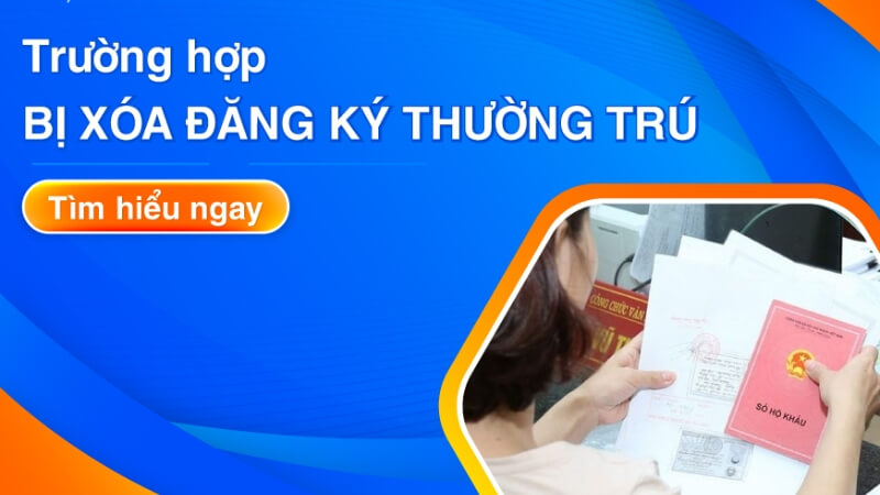 Các trường hợp xóa đăng ký thường trú Các trường hợp xóa đăng ký thường trú