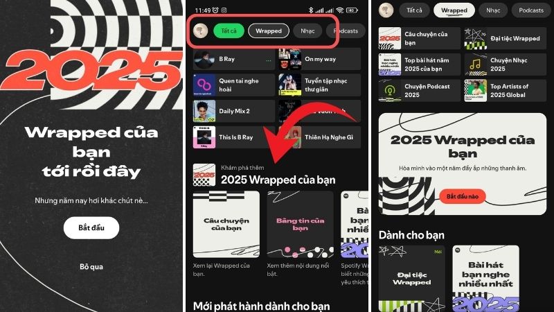 Cách xem Spotify Wrapped 2025 nhanh nhất