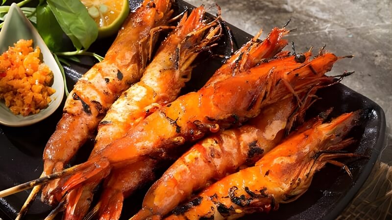 Tôm nướng muối ớt Tôm nướng muối ớt