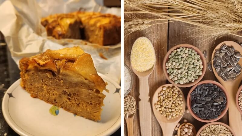 Táo nướng mật ong & hạt ngũ cốc Táo nướng mật ong & hạt ngũ cốc