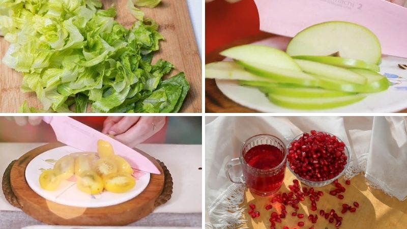 Sơ chế rau củ và trái cây