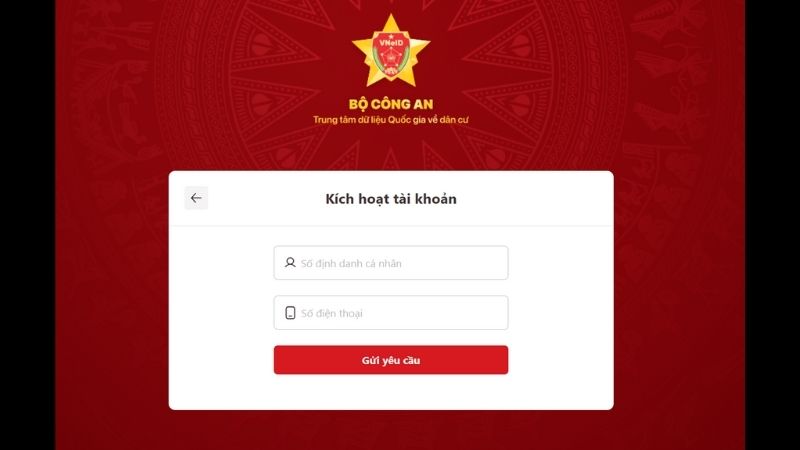 Hệ thống yêu cầu cập nhật thông tin