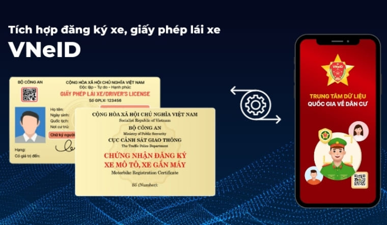 Cách tích hợp giấy tờ xe lên VNeID tại nhà nhanh chóng, chi tiết từng bước