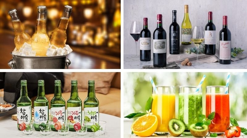 Đồ uống đi kèm món nhậu