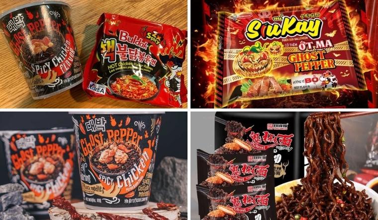Mì cay nhất thế giới ghost pepper: Độ cay 2 triệu SHU và cách chinh phục