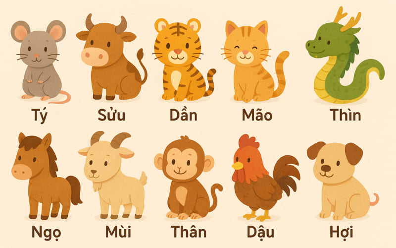 Bước 1: Quy đổi Năm sinh ra lượng