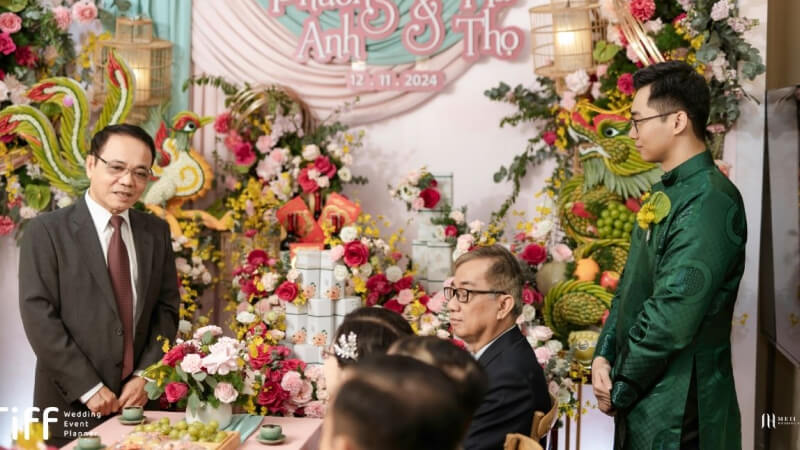 Nghi lễ khấn gia tiên trong đám hỏi Nghi lễ khấn gia tiên trong đám hỏi