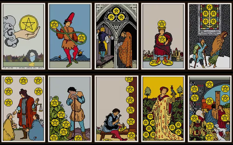 Bộ Tiền (Pentacles) – Nguyên tố Đất Bộ Tiền (Pentacles) – Nguyên tố Đất