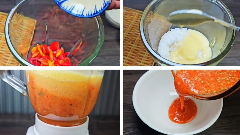 Thưởng thức muối ớt đỏ