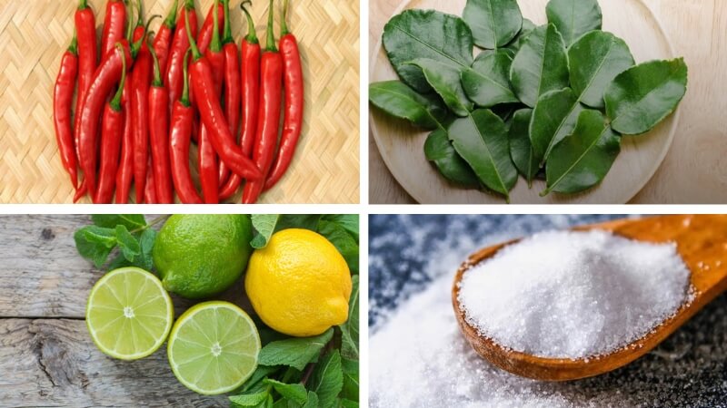 Bước 1: Sơ chế nguyên liệu