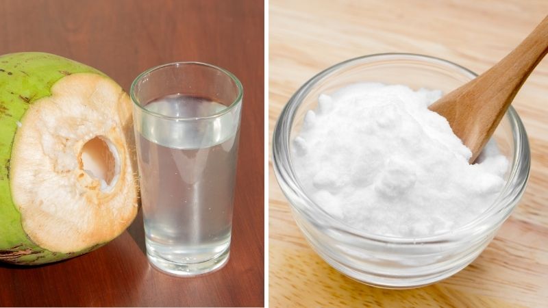 Ướp thịt heo với nước dừa và bột soda giúp thịt mềm, giữ độ ngọt và lên màu vàng óngƯớp thịt heo với nước dừa và bột soda giúp thịt mềm, giữ độ ngọt và lên màu vàng óng Ướp thịt heo với nước dừa và bột soda giúp thịt mềm, giữ độ ngọt và lên màu vàng óng