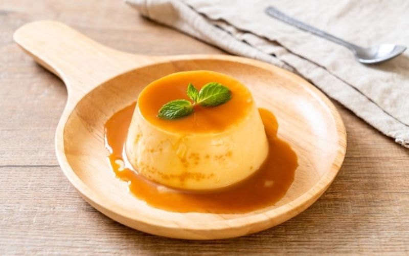Bánh flan mềm mịn béo nhẹ phù hợp mọi lứa tuổi Bánh flan mềm mịn béo nhẹ phù hợp mọi lứa tuổi
