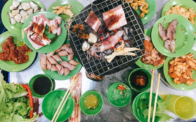 Quán nướng lụi Hùng Béo Quán nướng lụi Hùng Béo