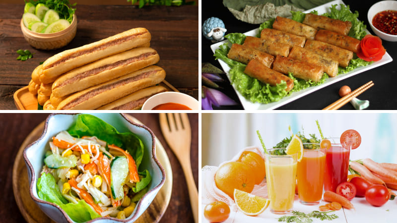 Thực đơn tiệc nhẹ / buffet mini Thực đơn tiệc nhẹ / buffet mini