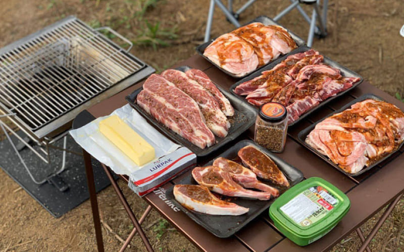 Thực đơn BBQ ngoài trời Thực đơn BBQ ngoài trời