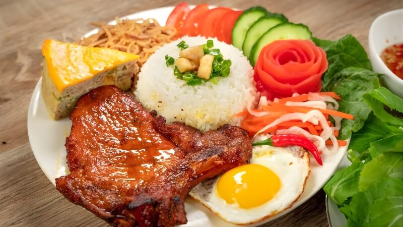 Cơm tấm – Món ăn sáng, trưa, chiều, tối đều hợp