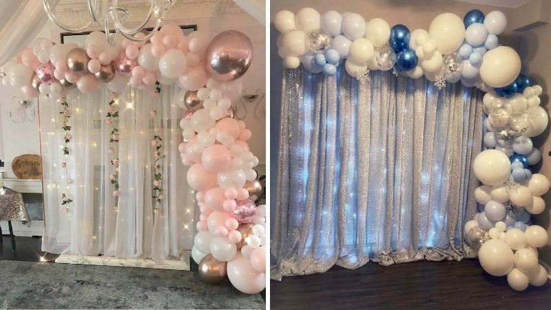 Mẫu backdrop bong bóng Mẫu backdrop bong bóng