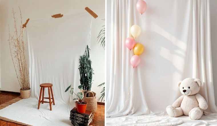 Cách làm backdrop chụp ảnh tại nhà đẹp, đơn giản chỉ từ 100k