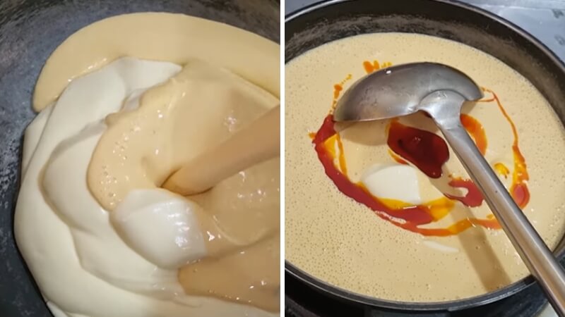 Bước 2: Nấu và hoàn thiện sốt Bước 2: Nấu và hoàn thiện sốt