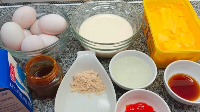 Nguyên liệu làm sốt trứng muối hoàng kim Nguyên liệu làm sốt trứng muối hoàng kim